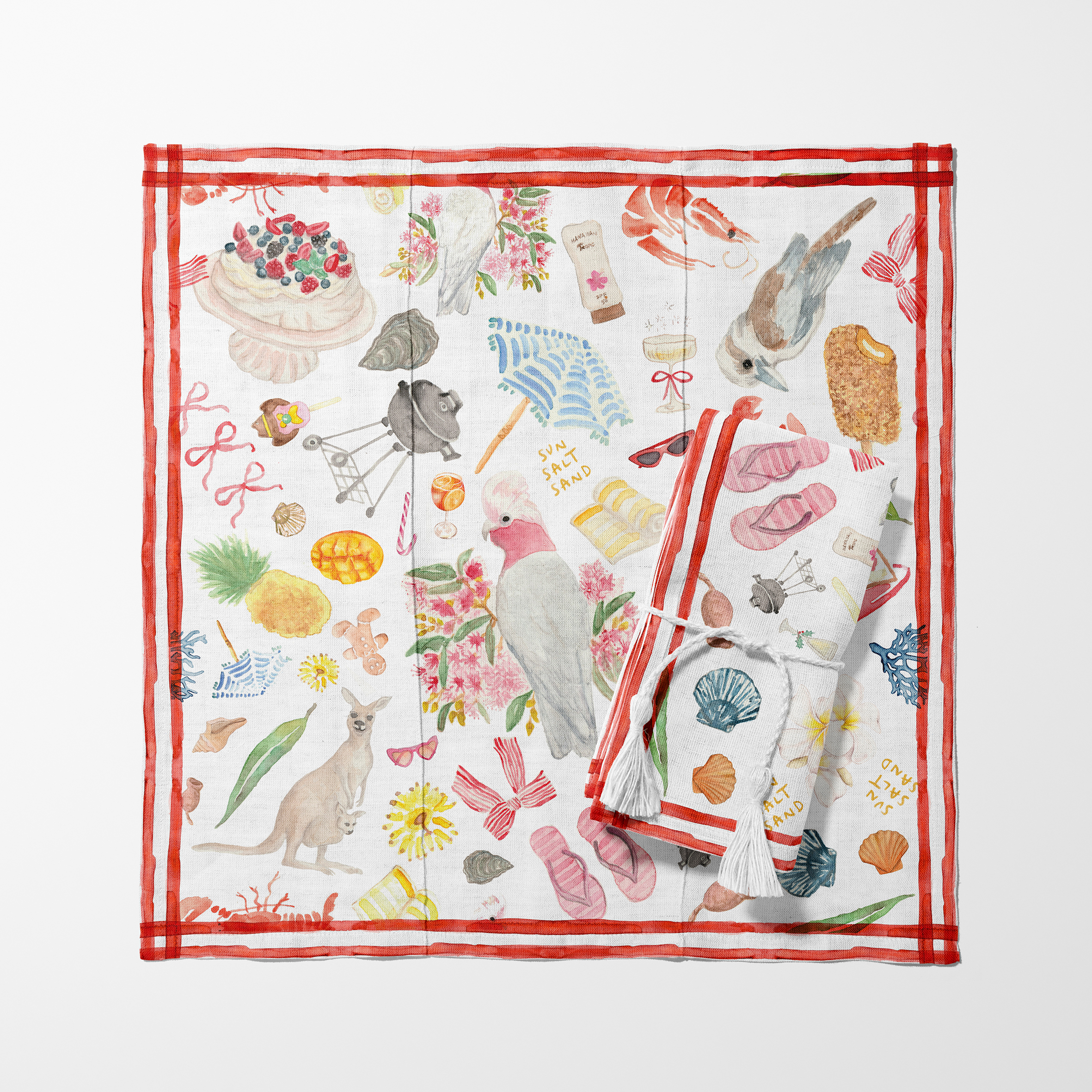 Aussie Christmas Napkin Set